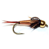 The Fly Fishing Place Basics Collection - Bead Head Nymph Assortment - 10 Wet Flies - 5 Patterns - Hook Sizes 12, 14, 16