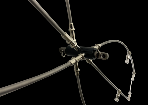 Titanium Dredge Bar 24" to 36" with 13 Drops
