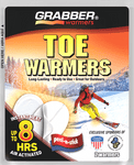 Grabber Ski & Ride Toe Warmers - Long Lasting Safe Natural Odorless Air Activated Warmers - Up to 8 Hours of Heat - 40 Pair Box