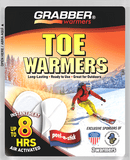 Grabber Ski & Ride Toe Warmers - Long Lasting Safe Natural Odorless Air Activated Warmers - Up to 8 Hours of Heat - 40 Pair Box