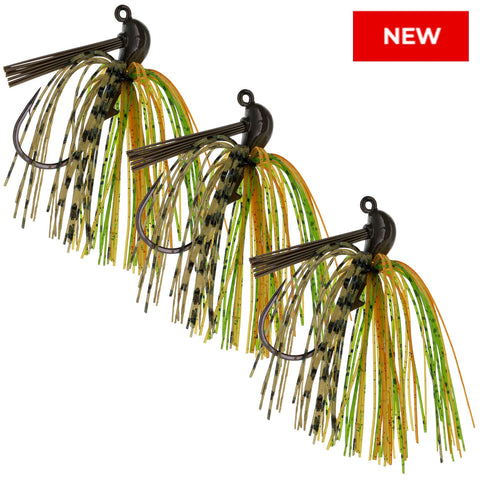 Reaction Tackle Lead Flipping Jigs- 3-PACK - New