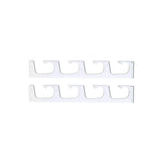 Made in the USA Fishing Rod Holder Rack Organizers | Wall or Ceiling Mounted Fishing Rod Rack | Durable Marine Grade HDPE Plastic | Fishing Pole Holder Holds up to 3 to 12 + Stackable