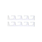 Made in the USA Fishing Rod Holder Rack Organizers | Wall or Ceiling Mounted Fishing Rod Rack | Durable Marine Grade HDPE Plastic | Fishing Pole Holder Holds up to 3 to 12 + Stackable