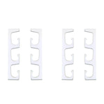 Made in the USA Fishing Rod Holder Rack Organizers | Wall or Ceiling Mounted Fishing Rod Rack | Durable Marine Grade HDPE Plastic | Fishing Pole Holder Holds up to 3 to 12 + Stackable