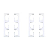 Made in the USA Fishing Rod Holder Rack Organizers | Wall or Ceiling Mounted Fishing Rod Rack | Durable Marine Grade HDPE Plastic | Fishing Pole Holder Holds up to 3 to 12 + Stackable