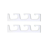 Made in the USA Fishing Rod Holder Rack Organizers | Wall or Ceiling Mounted Fishing Rod Rack | Durable Marine Grade HDPE Plastic | Fishing Pole Holder Holds up to 3 to 12 + Stackable