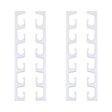 Made in the USA Fishing Rod Holder Rack Organizers | Wall or Ceiling Mounted Fishing Rod Rack | Durable Marine Grade HDPE Plastic | Fishing Pole Holder Holds up to 3 to 12 + Stackable