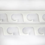 Made in the USA Fishing Rod Holder Rack Organizers | Wall or Ceiling Mounted Fishing Rod Rack | Durable Marine Grade HDPE Plastic | Fishing Pole Holder Holds up to 3 to 12 + Stackable