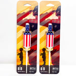 Red, White, and Blue Fishing Bobbers - 2 Pack - Veterans Gift Best Fishing Gear FREE US SHIPPING!