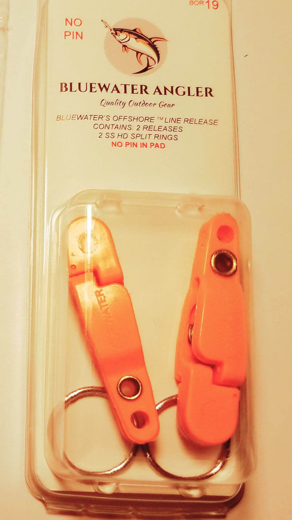 Blue Water Angler 2 Pack Orange Release (No Pin in Pad) - Planer