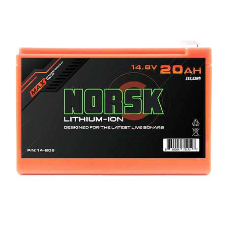 Norsk 14.8V 20AH Lithium-Ion Battery with Charger Perfect for LiveScope
