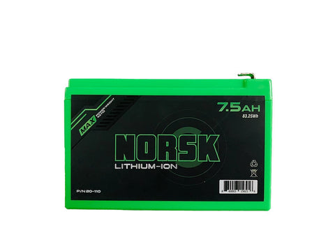 Norsk 7.5ah Lithium-Ion Battery