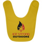 Ice Strong Baby Bib Original Logo (LOTS of bib color choices)
