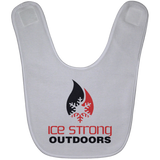 Ice Strong Baby Bib Original Logo (LOTS of bib color choices)