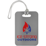 Ice Strong Luggage Bag/Rod - Tackle Case Tag Patriotic Logo