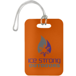 Ice Strong Luggage Bag/Rod - Tackle Case Tag Purple/Gray Logo