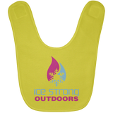 Ice Strong Baby Bib Blue & Pink Logo (LOTS of bib color choices)