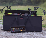 Lakewood Double 46" Wheeled Bow Case Combo w/Arrow Case and Accessory Case - Black