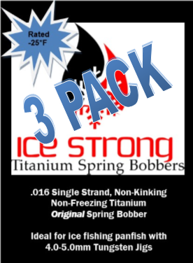 ULTRA-LIGHT Ice Strong Titanium Spring Bobber