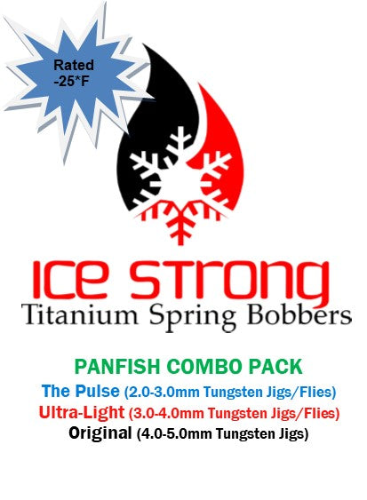 Ice Strong Titanium Spring Bobber 3-Pack Panfish Combo – Ice Strong Outdoors