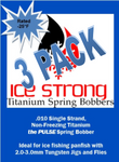 Ice Strong Titanium Spring Bobber 3-Pack THE PULSE