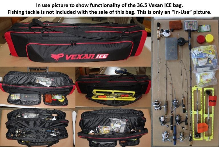 Vexan ICE Soft-Sided 36.5” Rod Tackle Bag – Ice Strong Outdoors